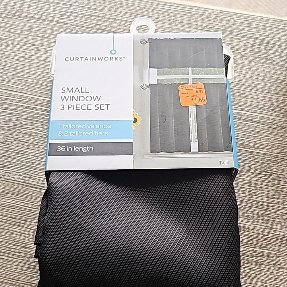 Curtainworks Black Window Set